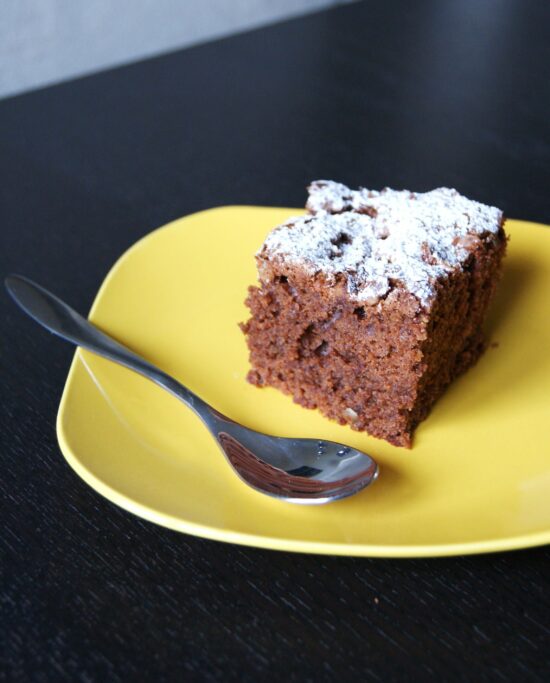 Gâteau au Chocolat, Noix et sirop d'Erable