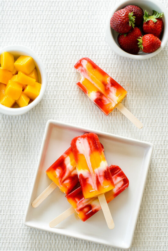 Esquimaux Sorbet Fraise, Yaourt & Mangue