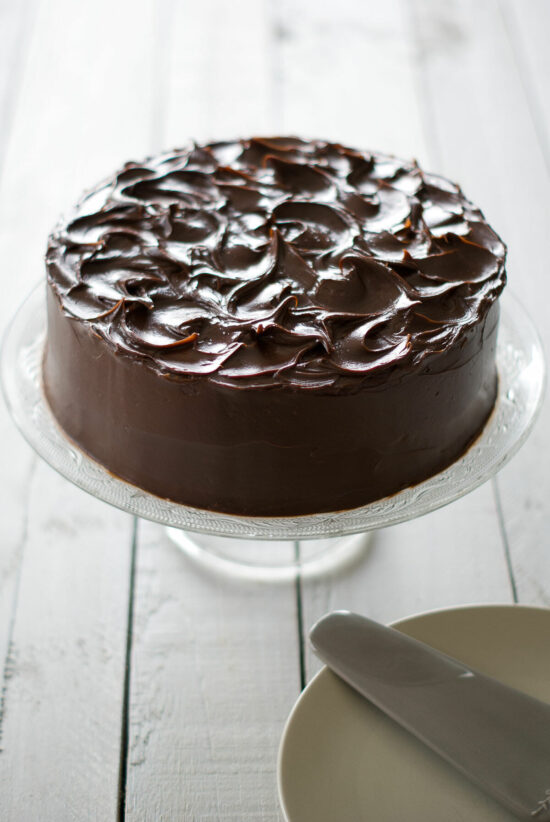 Mud cake au chocolat (gâteau de boue)