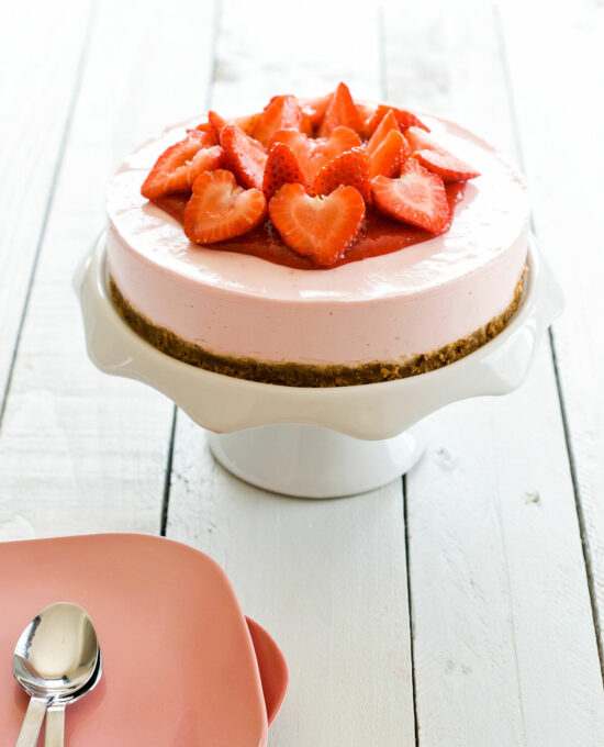 Cheesecake Fraise Spéculoos Sans Cuisson