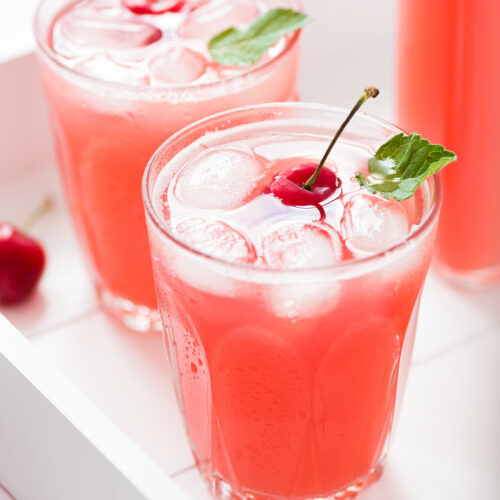 Limonade Cerise & Citron Vert | Lilie Bakery