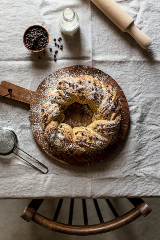 Kringle aux pépites de chocolat
