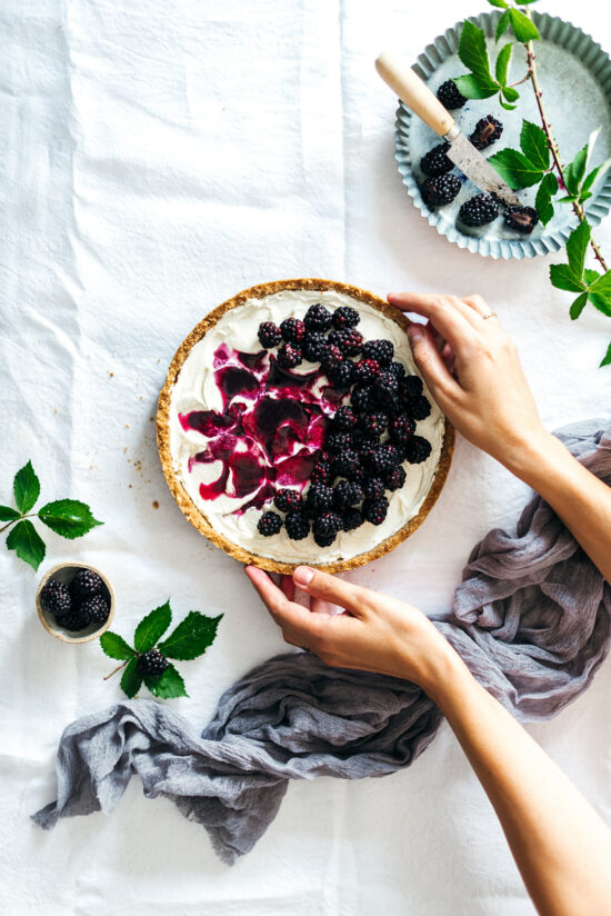 Tarte aux Mûres Sans Cuisson Mascarpone Citron