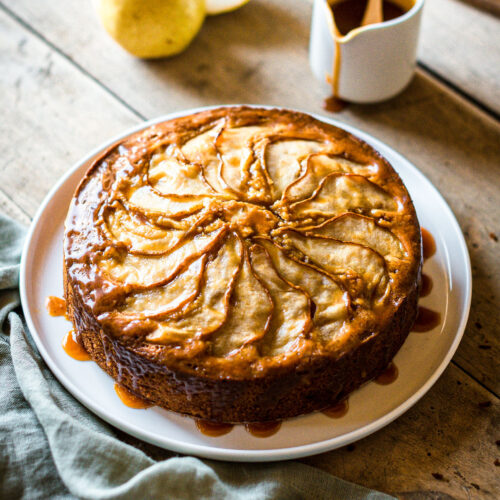 Gâteau poire recette - Lilie Bakery
