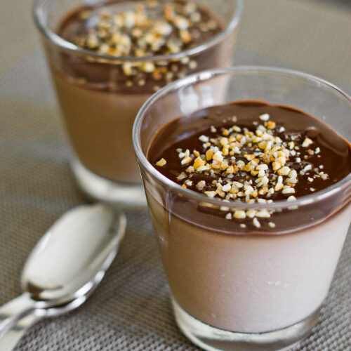 Panna cotta chocolat recette - Lilie Bakery