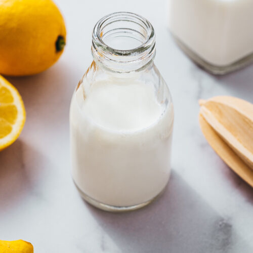 Lait fermenté maison babeurre - Lilie Bakery
