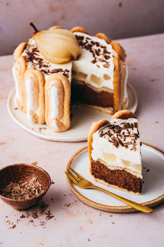 Charlotte Poire Chocolat