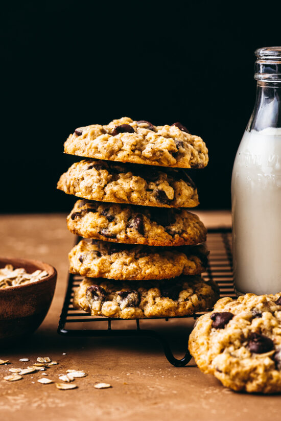 Cookies Flocons d'Avoine et Chocolat