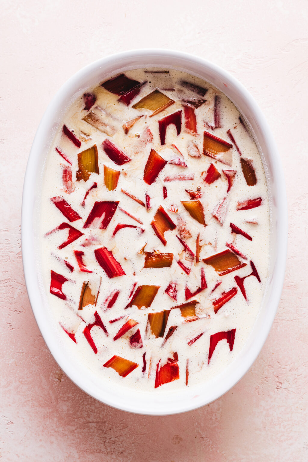 Clafoutis à la rhubarbe - Lilie Bakery