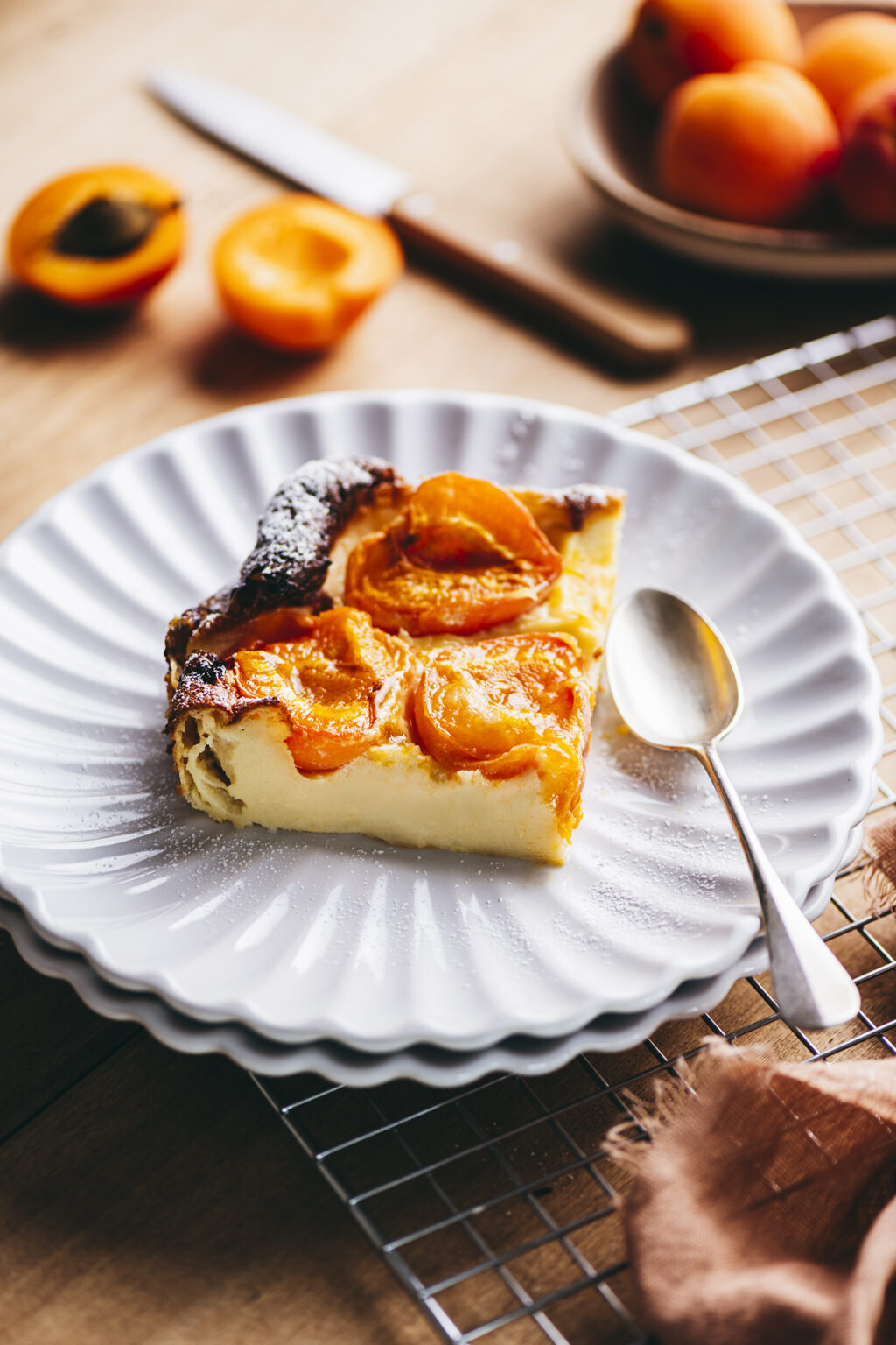 Clafoutis abricots - Lilie Bakery