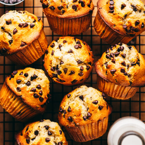 Muffins aux pépites de chocolat - Lilie Bakery