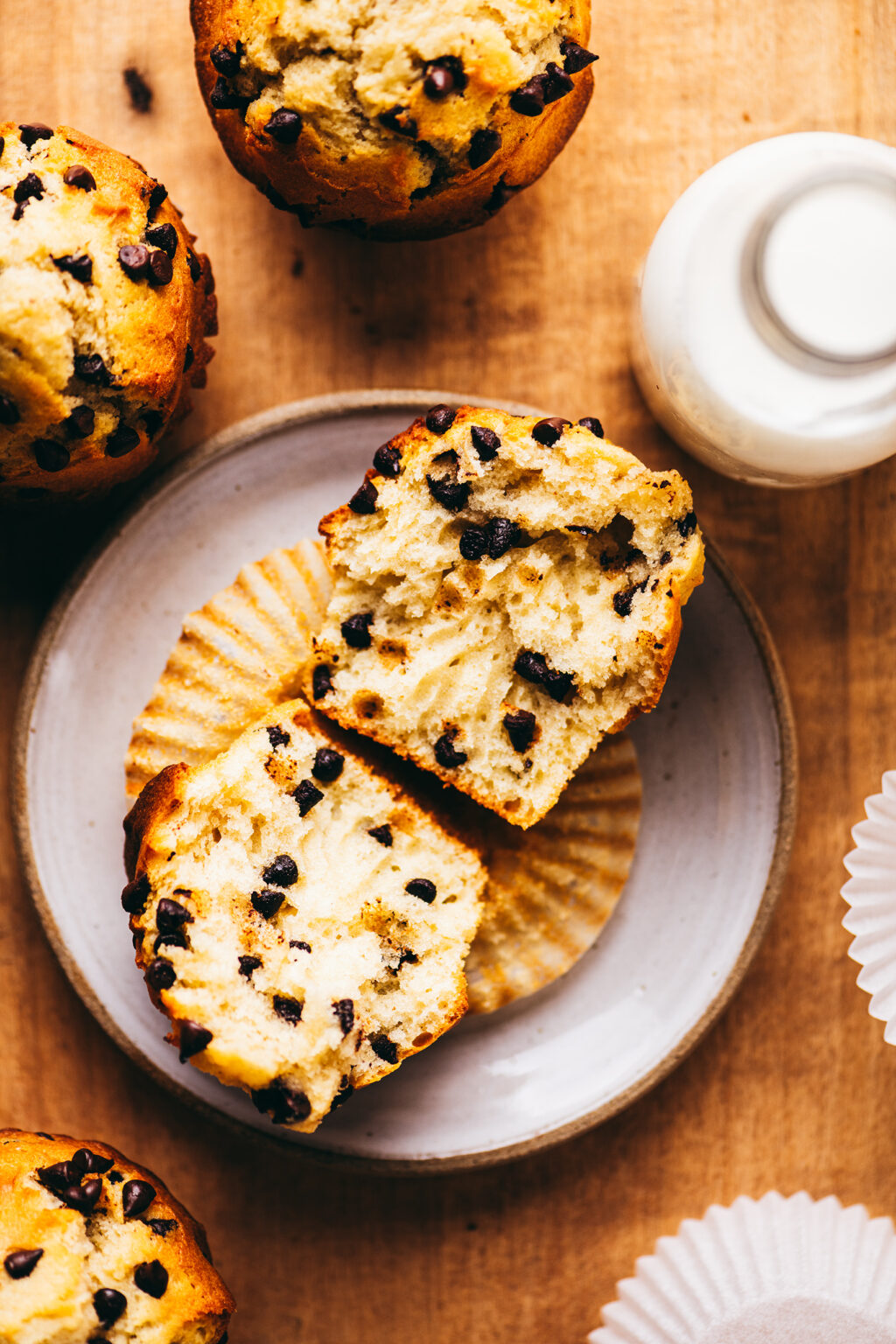 Muffins pépites chocolat - Lilie Bakery