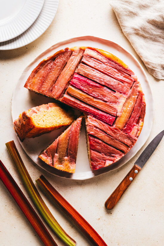 Gâteau à la Rhubarbe