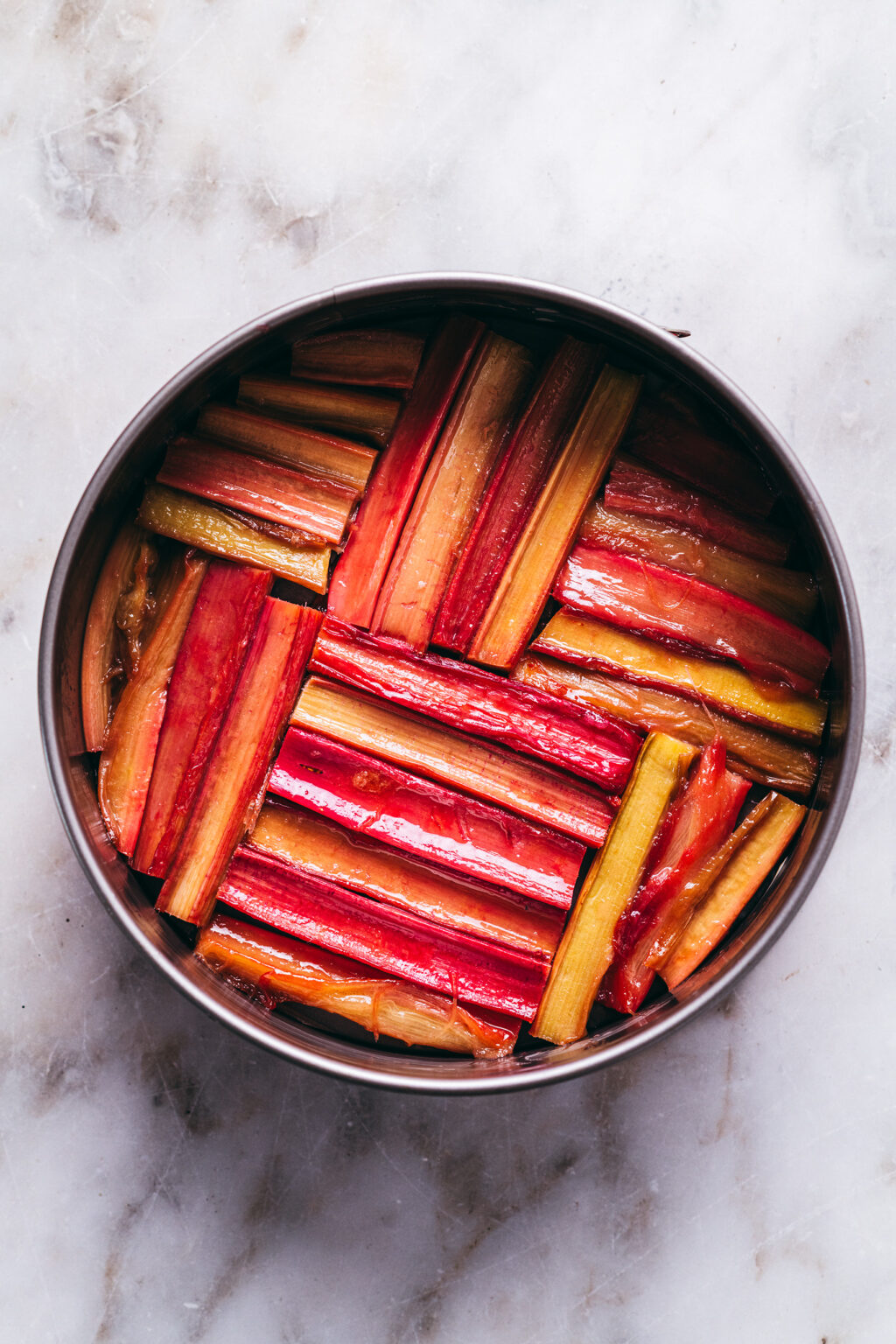 Rhubarbe fond du moule - Lilie Bakery